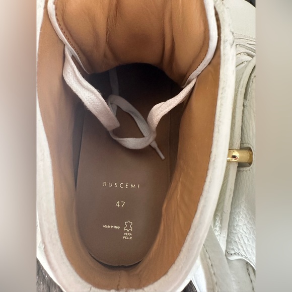 Buscemi Leather Padlock Sneakers - Picture 6 of 7